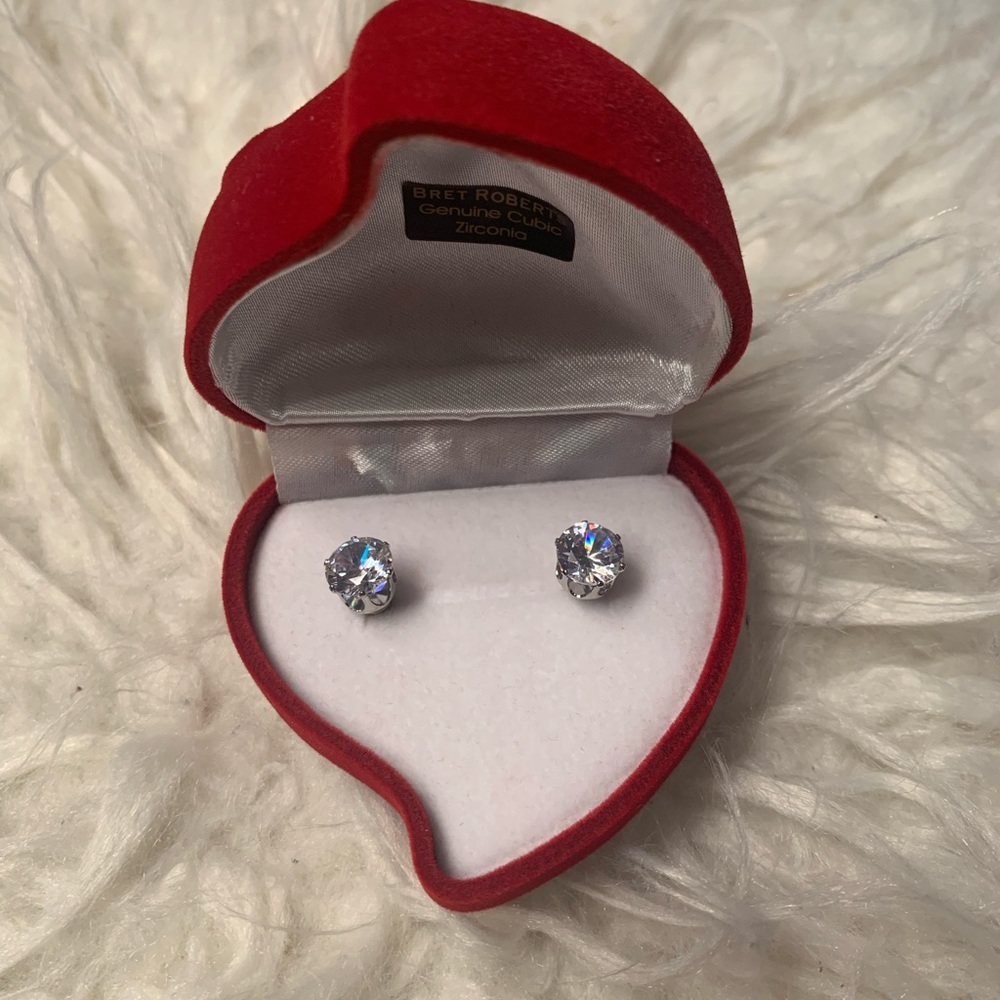 New Bret Roberts Cubic Zirconia Earrings